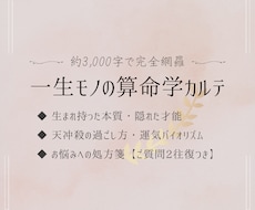 算命学を通して、一生モノの鑑定書をお届けします イメージ1