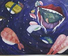 あなたのことを想像して油絵やペン画で描き起こします イメージ1