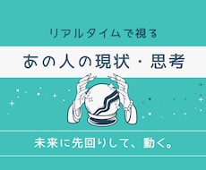 リアルタイムな「相手の思考」タロットで視ます イメージ1