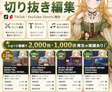 ショート動画を2本編集します 配信者目線で切り抜き動画を丁寧に編集します