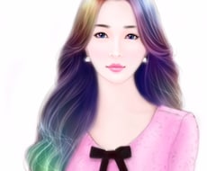 カラフル♡オシャレ似顔絵を描きます 人と差を付ける、プレゼント、自分へのご褒美、部屋に飾る等等に