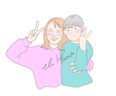 くすみカラー＊シンプルな雰囲気イラスト描きます イメージ1