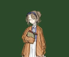 カラフルな手書き感のある人物イラストを描きます イメージ1