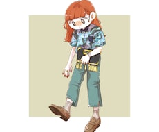 似顔絵OK！オシャレな全身イラスト作成します イメージ1