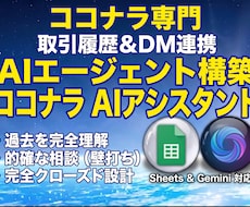 ココナラ取引やり取りを自動保存＆AI連携開発します 言った言わないも解消！取引の自動保存とAIエージェント化
