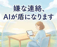 嫌な連絡の要約と返信案作成をAIで自動化します イメージ1