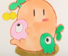 可愛い変な生き物の絵を描きます イメージ1