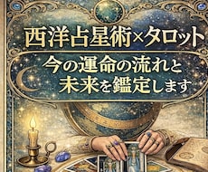 西洋占星術×タロットで今の運命と未来を鑑定します イメージ1