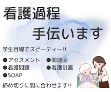 看護過程・看護実習・看護課題　手伝います イメージ1