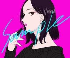 SNSアイコンを作成します スタイリッシュな女性アイコンが欲しい方へ