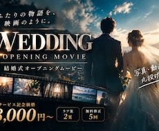 映画風のオープニングムービー制作します イメージ1