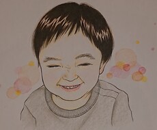 シンプルな似顔絵、ウェルカムボード描きます