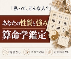 生年月日からあなたの性格・強み・才能を読み解きます イメージ1