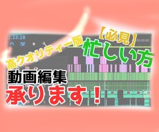 高クオリティー版！youtube動画編集承ります youtubeやニコニコに動画をあげたいけど時間がない方へ！