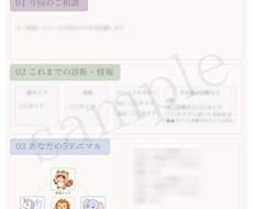 イメコンスペック×5アニマル鑑定で分析し直します ＜セカンドオピニオンシート＞分析結果＋ご質問への回答