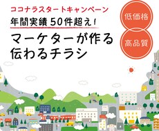 ターゲットに刺さるチラシ＆ポスター作成します イメージ1