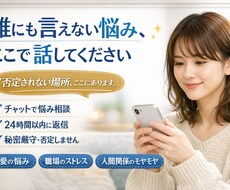 心が疲れた時の相談室、相談受け付けます イメージ1