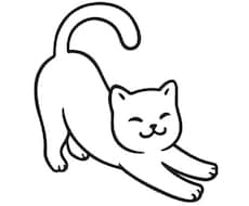 猫のように｢ニャー｣で返事します イメージ1