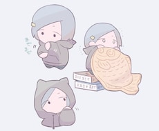 とにかくまるい◎おもちなデフォルメイラスト描きます シンプル・かわいい・やわらかいデフォルメデザイン作成！