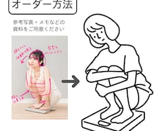 シンプルな線画イラスト描きます イメージ1