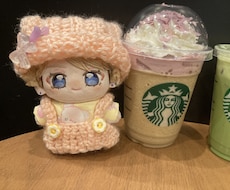 ぬいちゃんのお帽子とポシェット編みます 一つ一つ心を込めて制作いたします