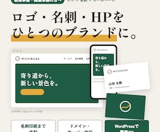 新規事業のロゴ・HP・名刺を一式作ります イメージ1