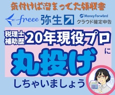 １年分の記帳まるっと引き受けます 税理士補助歴20年のベテランが知識と経験でお手伝い