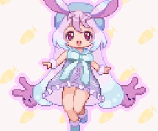 ミニキャラのドット絵、アニメーション描きます 可愛くあたたかみのあるキャラクタードット絵はいかがですか
