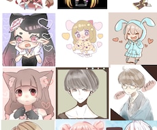 ご満足いただけるような可愛いイラスト描きます イメージ1