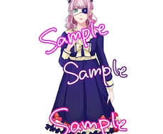 創作キャラクターの立ち絵お描きします イメージ1