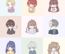 アイコン等に使えるミニキャラやイラストを作成します イメージ1