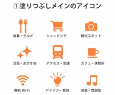 2つ1000円でアイコン・ピクトグラムを作成します 【ご希望に沿ったシンプルアイコン】