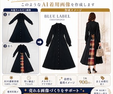 メルカリで売れるAI着用画像作ります イメージ1