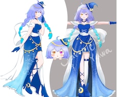 商用可！キャラクターデザインやちびキャラ描きます vtuberなどに！衣装デザインもOK