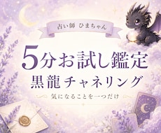 黒龍チャネリングを5分お試しで体験できます イメージ1