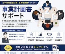 事業性融資の【事業計画書】作成サポートいたします 日本政策金融公庫の「運転資金」や「設備資金」をお考えの方！！
