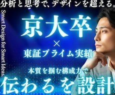 京大卒デザイナーが伝わるパワポ資料を作成します どんな資料でも、今より見やすく自信が持てる資料に仕上げます