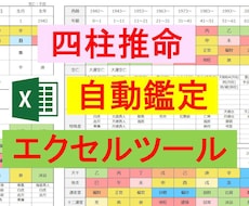四柱推命の命式表&鑑定書自動生成ツールを提供します 複数の流派に対応し、大三合会局、天剋地冲等も自動表示します