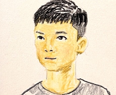 オイルパステルで似顔絵作成します イメージ1