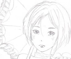 ミュージシャン、アイドルの歌からイラストを描きます イメージ1