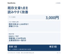既存文章を読みやすくリライトします イメージ1