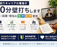 会社員のキャリアのモヤモヤを30分壁打ちします イメージ1