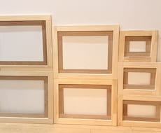作品やオブジェクト専用の枠・箱・額縁を作ります お持ちの作品に合わせた額縁、箱枠の制作。
