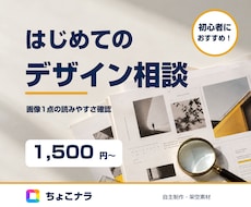 自作デザインの読みやすさを確認します 自作画像1点に、読みやすくする改善案を3つまで