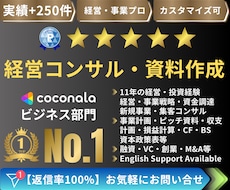 経営・事業戦略コンサル・事業計画作成サポートします 数億円超の資金調達・実績多数 | 経営11年のプロがサポート