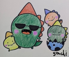 絵本のようなかわいいイラスト描きます イメージ1