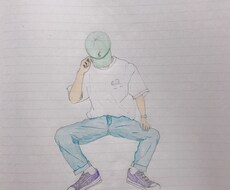 下手ですが普通の似顔絵を全般に描きます イメージ1