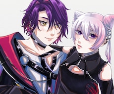 落ち着いた雰囲気の夢絵描きます 大人な2人や日常の記録にオススメです！