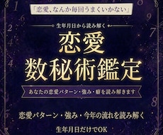 数秘術で読む、あなたの恋愛トリセツ作ります イメージ1