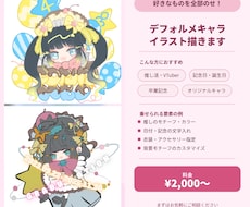 推し・記念日・卒業をデフォルメキャラで描きます イメージ1